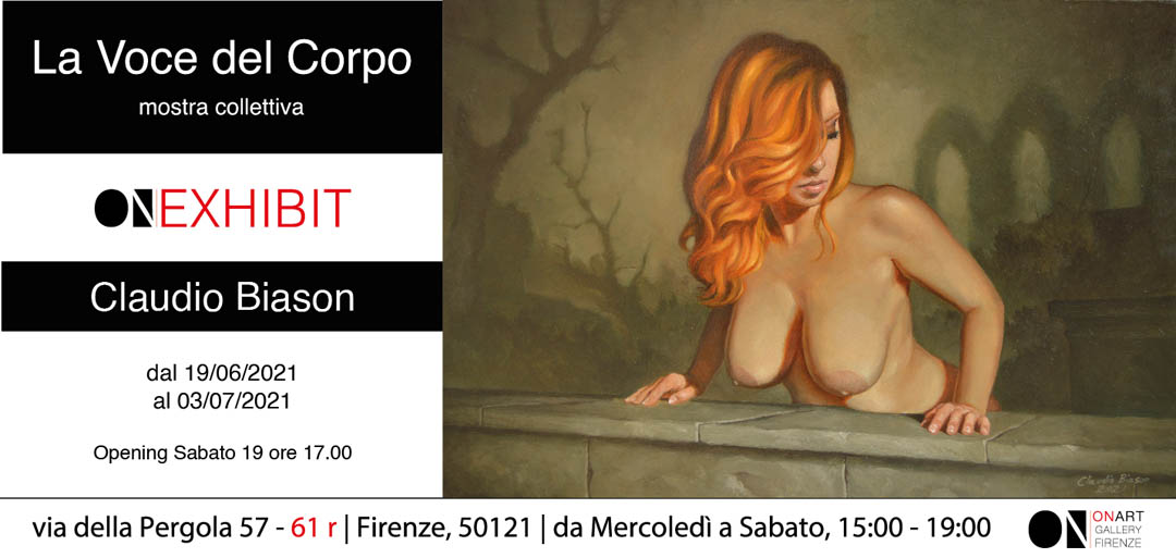 Exhibition La Voce del Corpo, Florence 19.06.2021 - 03.07.2021