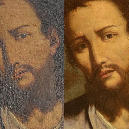 Olio su tela, metà del XVIII secolo.